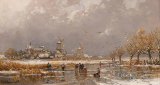 Adolf Stademann - Winter Pleasures On The Ice.webp