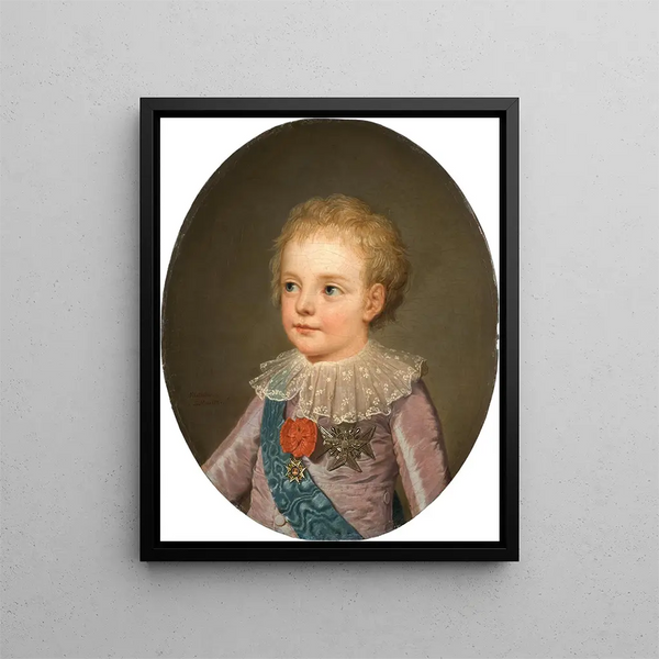 Crownprince Le Dauphin Louis-Joseph-Xavier-François of France 1781-1789 - Adolf Ulrik Wertmüller — quadro incorniciato alla parete