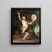 Cupido come Bacco - Adolf Ulrik Wertmüller — quadro incorniciato alla parete