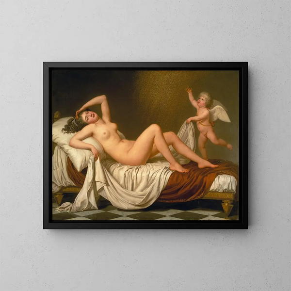 Dana e la pioggia d'oro - Adolf Ulrik Wertmüller — quadro incorniciato alla parete