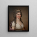 Hedvig Elisabet Charlotte 1759-1818 Regina di Svezia - Adolf Ulrik Wertmüller — quadro incorniciato alla parete