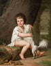 Ritratto del giovane Henri Bertholet Campan 1784-1821 con il cane Aline - Adolf Ulrik Wertmüller — vista dell’opera