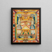 LeantikaRiesenGrandHottell a LionSee India - Adolf Wölfli — quadro incorniciato alla parete