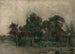 Paesaggio di villaggio al crepuscolo - Adolf le Comte — vista dell’opera