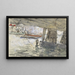 Vista sotto un viadotto ferroviario ad Amsterdam - Adolf le Conte — quadro incorniciato alla parete