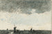 Mulini nella pianura sotto la pioggia - Adolf le Comte — vista dell’opera