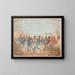 Camp del trentaduesimo reggimento dei volontari dell'Indiana, compagnia A, vicino a Stones River, Tennessee, gennaio 1863 - Adolph Metzner — quadro incorniciato alla parete