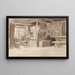 Interno a Leksand - Adolph Tidemand — quadro incorniciato alla parete