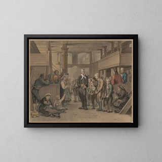 Catechismo - Adolph Tidemand — quadro incorniciato alla parete