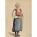Riproduzione del dipinto Donna in costume tradizionale Viky - Adolph Tidemand
