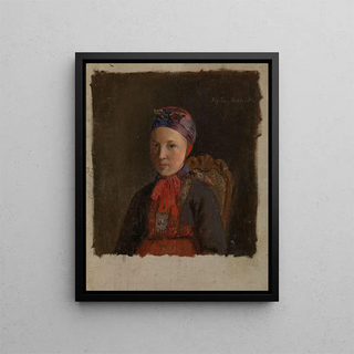 Adolph Tidemand - Portrait of Ingeborg Anderdatter Gulsvig.webp