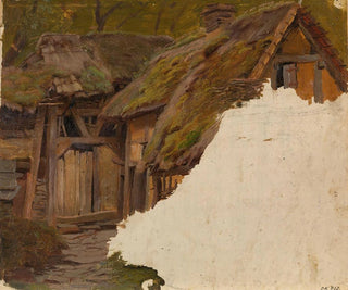 Studio di una vecchia fattoria - Adolph Tidemand — vista dell’opera