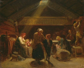 Adolph Tidemand - Sunday Morning in a Farmers House.webp