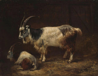 Due capre - Adolph Tidemand — vista dell’opera