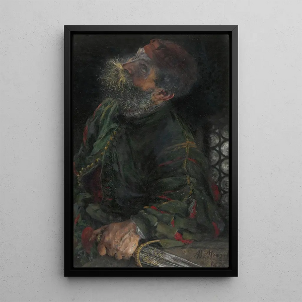 Riproduzione del dipinto Qui va là - Adolph von Menzel