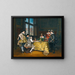 La Confrontation - Adolphe Alexandre Lesrel — quadro incorniciato alla parete