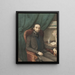 Autoritratto - Adolphe Hastrel de Rivedoux — quadro incorniciato alla parete
