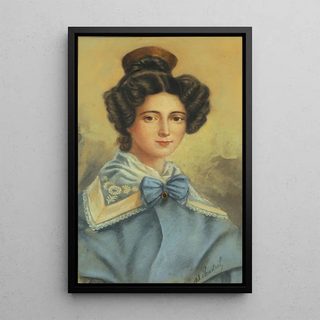 Adolphe Hastrel de Rivedoux - Portea vestida de celeste.webp