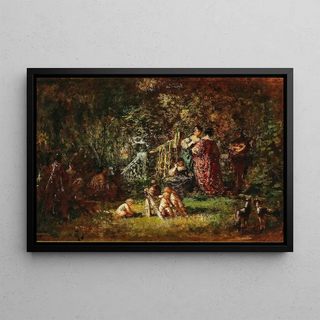 Adolphe Monticelli - Liebesreigen in Parklandschaft.webp