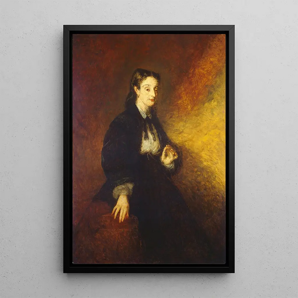 Riproduzione del dipinto Madame Cahen - Adolphe Monticelli