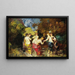 Sei bagnanti - Adolphe Monticelli — quadro incorniciato alla parete
