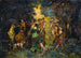 La Réunion de Chasse - Adolphe Monticelli — vista dell’opera