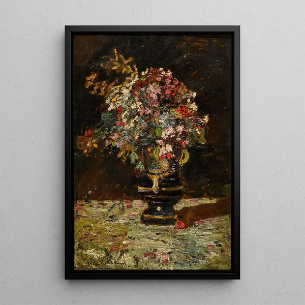 Riproduzione del dipinto Vaso di fiori - Adolphe Monticelli