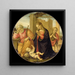 Adorazione del Bambino Gesù - Meester Allegro — quadro incorniciato alla parete