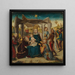Adorazione dei Magi - Anonimo — quadro incorniciato alla parete