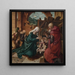 Adorazione dei pastori - Hans Leonhard Schufelein — quadro incorniciato alla parete
