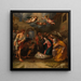 Adorazione dei pastori - Peter van Lint — quadro incorniciato alla parete
