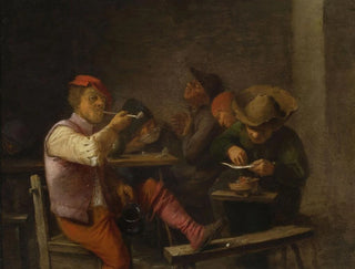 Contadino che fuma tabacco in una taverna - Adriaen Brouwer — vista dell’opera