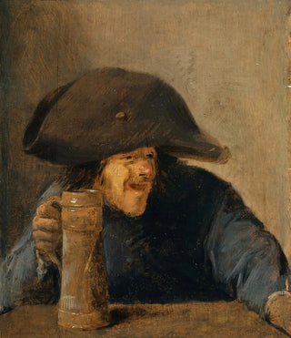 Adriaen Brouwer - Peasant with Bicorne and Tankard.webp