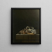 Conchiglie su una base in pietra - Adriaen Coorte — quadro incorniciato alla parete