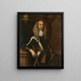 Cornelis van Aerssen 1600-62 Signore di Sommelsdijk Colonnello di cavalleria - Adriaen Hanneman — quadro incorniciato alla parete
