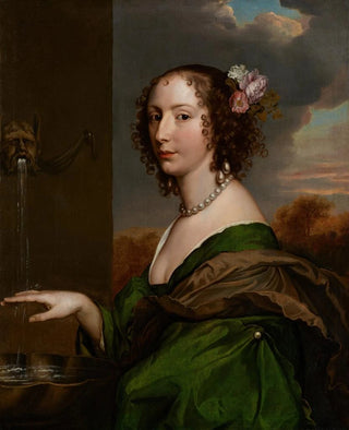 Adriaen Hanneman - Portrait of Woman Countess of Carlisle called Lucy Percy.webp