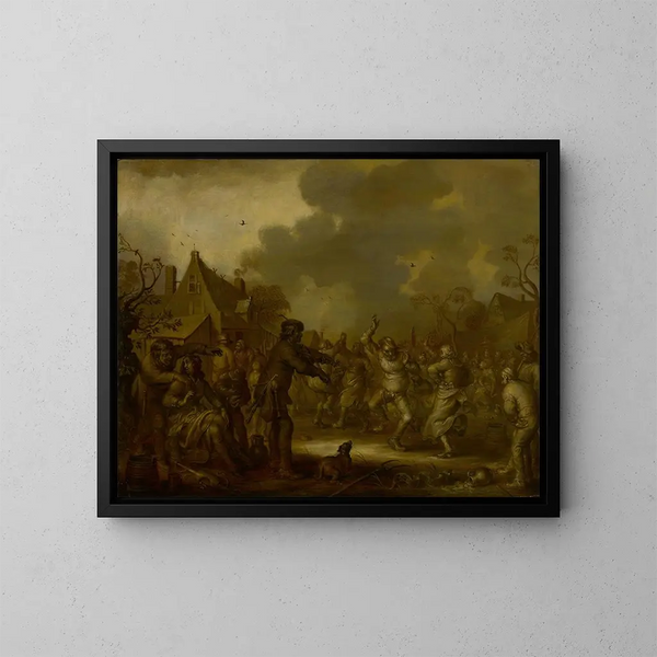 Danseurs de paysans - Adriaen Pietersz van de Venne — quadro incorniciato alla parete