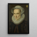 Riproduzione del dipinto Ritratto di Grietje Pietersdr Codde - Adriaen Thomasz Key