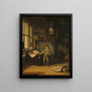 Adriaen van Gaesbeeck - Young Man in a Study.webp