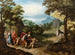 Apollo e Minerva che abbandonano le Muse per Venere, Cerere e Bacco - Adriaen van Stalbemt — vista dell’opera