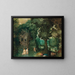 Ninfa che si bagna in una foresta - Adriaen van Stalbemt — quadro incorniciato alla parete
