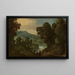 Paesaggio campagnolo con personaggi - Adriaen van Stalbemt — quadro incorniciato alla parete