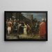 Tamar condotta al rogo - Adriaen van Stalbemt — quadro incorniciato alla parete