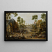 Fête de l'église du village - Adriaen van Stalbemt — quadro incorniciato alla parete