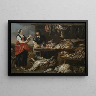 Adriaen van Utrecht - Fishmongers Stall.webp