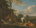 Paesaggio arcadico con pastori e animali in riposo - Adriaen van de Velde — vista dell’opera