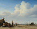 Vista sulla spiaggia - Adriaen van de Velde — vista dell’opera