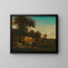 Paesaggio - Adriaen van de Velde — quadro incorniciato alla parete