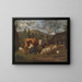 La laitière - Adriaen van de Velde — quadro incorniciato alla parete