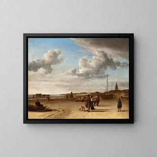 Adriaen van de Velde - The Beach Scheveningen.webp